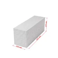 Газобетонный блок SLS (Березовский КСИ) 200х250х625 D500